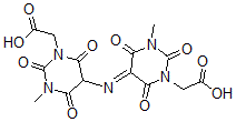CAS 登录号：124433-73-4， 2-[5-[[1-(羧甲基)-3-甲基-2,4,6-三氧代-1,3-二嗪农-5-亚基]氨基]-3-甲基-2,4,6-三氧代-1,3-二嗪农-1-基]乙酸
