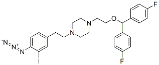 CAS 登录号：124436-31-3， 1-[2-(4-叠氮基-3-碘苯基)乙基]-4-[2-[二(4-氟苯基)甲氧基]乙基]哌嗪