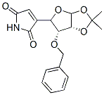 CAS 登录号：124484-37-3， 3-[(3aR,5R,6R,6aR)-2,2-二甲基-6-(苯基甲氧基)-3a,5,6,6a-四氢呋喃并[4,5-d][1,3]二氧杂环戊烯-5-基]吡咯-2,5-二酮