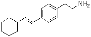 CAS 登录号：124499-30-5， 2-[4-(2-环己基乙烯基)苯基]乙胺