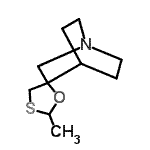 CAS#: 124620-88-8, 2'-Methylspiro[4-Azabicyclo[2.2.2]Octane-2,5'-[1,3]Oxathiolane]