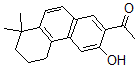 CAS 登录号:124681-15-8, 1-(3-羟基-8,8-二甲基-6,7-二氢-5H-菲-2-基)乙酮