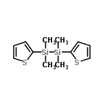 CAS 登录号：124733-24-0， 1,1,2,2-四甲基-1,2-二(2-噻吩基)二硅烷