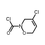 CAS 登录号：124739-91-9， 4-氯-3,6-二氢-2H-1,2-恶嗪-2-甲酰氯
