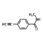 CAS 登录号：124771-44-4， 4-乙炔基-N-甲基苯甲酰胺