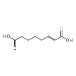 CAS 登录号：124791-62-4， 2-辛烯二酸