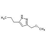 CAS 登录号：124806-81-1， 3-(甲氧基甲基)-5-丙基-1H-吡唑