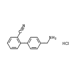 CAS 登录号：124807-10-9， 4'-(氨基甲基)-2-联苯甲腈盐酸盐(1:1)