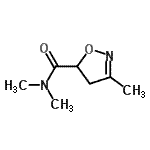 CAS 登录号：124852-46-6， N,N,3-三甲基-4,5-二氢-1,2-恶唑-5-甲酰胺