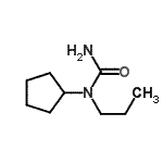 CAS 登录号：124949-25-3， 1-环戊基-1-丙基脲