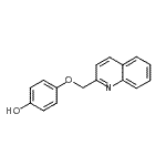 CAS 登录号：124993-40-4， 4-(2-喹啉基甲氧基)苯酚