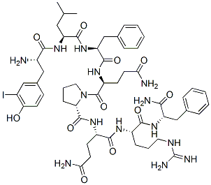 CAS#: 125009-85-0, (125)I-Tyr-Leu-Phe-Gln-Pro-Gln-Arg-Phe-NH2