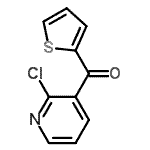 CAS 登录号：125035-34-9， (2-氯-3-吡啶基)(2-噻吩基)甲酮