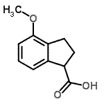 CAS 登录号：125067-71-2， 4-甲氧基-1-茚满羧酸