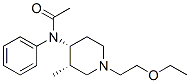 CAS 登录号：125080-83-3， N-[(3S,4R)-1-(2-乙氧基乙基)-3-甲基哌啶-4-基]-N-苯基乙酰胺