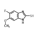 CAS 登录号：125163-17-9， 5-氟-6-甲氧基-1H-苯并咪唑-2-硫醇
