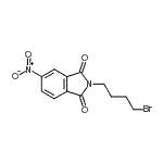 CAS 登录号：125207-39-8， 2-(4-溴丁基)-5-硝基-1H-异吲哚-1,3(2H)-二酮