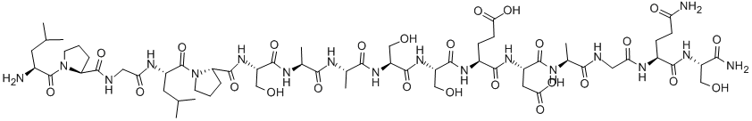 CAS#: 125455-59-6, H-Leu-Pro-Gly-Leu-Pro-Ser-Ala-Ala-Ser-Ser-Glu-Asp-Ala-Gly-Gln-Ser-NH2