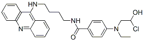 CAS#: 125500-20-1, N-[4-(Acridin-9-Ylamino)Butyl]-4-(2-Chloroethyl-(2-Hydroxyethyl)Amino)Benzamide