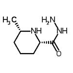 CAS 登录号：125654-25-3， (2S,6S)-6-甲基-2-哌啶甲酰肼