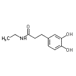 CAS 登录号：125789-86-8， 3-(3,4-二羟基苯基)-N-乙基丙酰胺