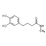 CAS 登录号：125789-92-6， 4-(3,4-二羟基苯基)-N-甲基丁烷酰胺