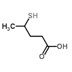 CAS 登录号：125791-83-5， 4-硫基戊酸