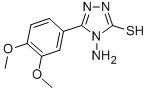 CAS#: 125866-62-8, 4-Amino-5-(3,4-Dimethoxy-Phenyl)-4H-[1,2,4]Triazole-3-Thiol