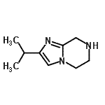 CAS 登录号：126052-25-3， 2-异丙基-5,6,7,8-四氢咪唑并[1,2-a]吡嗪