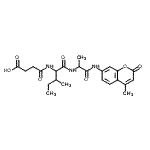 CAS 登录号：126103-95-5， N-(3-羧基丙酰)异亮氨酰-N-(4-甲基-2-氧代-2H-苯并吡喃-7-基)丙氨酰胺