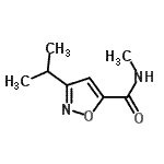 CAS#: 126243-22-9, 3-Isopropyl-N-Methyl-1,2-Oxazole-5-Carboxamide
