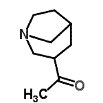 CAS 登录号：126344-08-9， 1-(1-氮杂双环[3.2.1]辛-3-基)乙酮