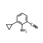 CAS 登录号：126403-72-3， 2-氨基-3-环丙基苯甲腈