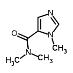 CAS 登录号：126535-11-3， N,N,1-三甲基-1H-咪唑-5-甲酰胺