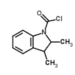 CAS 登录号：126535-39-5， 2,3-二甲基-1-吲哚啉羰基氯化物