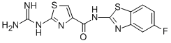 CAS#: 126612-52-0, 2-(Diaminomethylideneamino)-N-(5-Fluoro-1,3-Benzothiazol-2-Yl)-1,3-Thiazole-4-Carboxamide