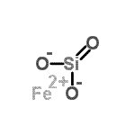 CAS 登录号：12673-39-1， 铁(2+)氧代硅烷二醇酸酯
