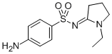 CAS 登录号:126826-50-4, (NZ)-4-氨基-N-(1-乙基吡咯烷-2-亚基)苯磺酰胺