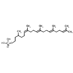 CAS 登录号：12698-55-4， alpha-[2-甲基-4-(膦酰氧基)丁基]-omega-[(2E,6E)-3,7,11-三甲基-2,6,10-十二碳三烯-1-基]聚[(2Z)-2-甲基-2-丁烯-1,4-二基]