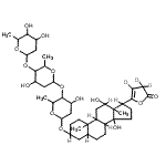 CAS#: 127299-95-0, 12,14-Dihydroxy-17-[5-Oxo(<Sup>2</Sup>H<Sub>3</Sub>)-4,5-Dihydro-2-Furanyl]Androstan-3-Yl 2,6-Dideoxyhexopyranosyl-(1->4)-2,6-Dideoxyhexopyranosyl-(1->4)-2,6-Dideoxyhexopyranoside