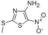 CAS 登录号：127346-42-3， 2-(甲硫基)-5-硝基-4-噻唑胺