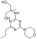 CAS 登录号:127374-84-9, 2-甲基-2-((4-(4-吗啉基)-6-丙基-1,3,5-三嗪-2-基)氨基)-1,3-丙烷二醇