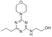 CAS 登录号:127390-77-6, 2-(4-吗啉基-6-丙基-1,3,5-三嗪-2-基)氨基乙醇