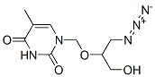 CAS#: 127559-73-3, 1-[(1-Azido-3-Hydroxypropan-2-Yl)Oxymethyl]-5-Methylpyrimidine-2,4-Dione
