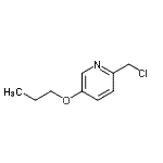 CAS 登录号：127590-89-0， 2-(氯甲基)-5-丙氧基吡啶