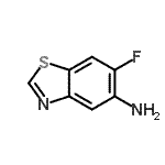 CAS 登录号：127682-36-4， 6-氟-1,3-苯并噻唑-5-胺
