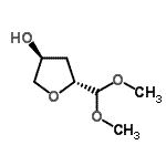 CAS 登录号：127682-76-2， (3S,5R)-5-(二甲氧基甲基)四氢-3-呋喃醇