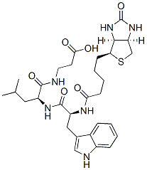 CAS 登录号:127745-41-9, 生物素基-色氨酰-亮氨酰-beta-丙氨酸