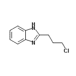 CAS 登录号：127855-54-3， 2-(3-氯丙基)-1H-苯并咪唑