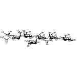 CAS#: 127923-85-7, (2S,4R,5R)-5-Acetamido-2-[(2S,3S,5S)-2-[(3S,5S,6S)-5-Acetamido-6-[(3S,5S,6S)-3,5-Dihydroxy-2-(Hydroxymethyl)-6-[(3S,5S,6R)-4,5,6-Trihydroxy-2-(Hydroxymethyl)Tetrahydropyran-3-Yl]Oxy-Tetrahydropyran-4-Yl]Oxy-2-(Hydroxymethyl)-4-[(2S,3S,5S)-3,4,5-Trihydroxy-6-Methyl-Tetrahydropyran-2-Yl]Oxy-Tetrahydropyran-3-Yl]Oxy-3,5-Dihydroxy-6-(Hydroxymethyl)Tetrahydropyran-4-Yl]Oxy-4-Hydroxy-6-[(1R,2R)-1,2,3-Trihydroxypropyl]Tetrahydropyran-2-Carboxylic Acid